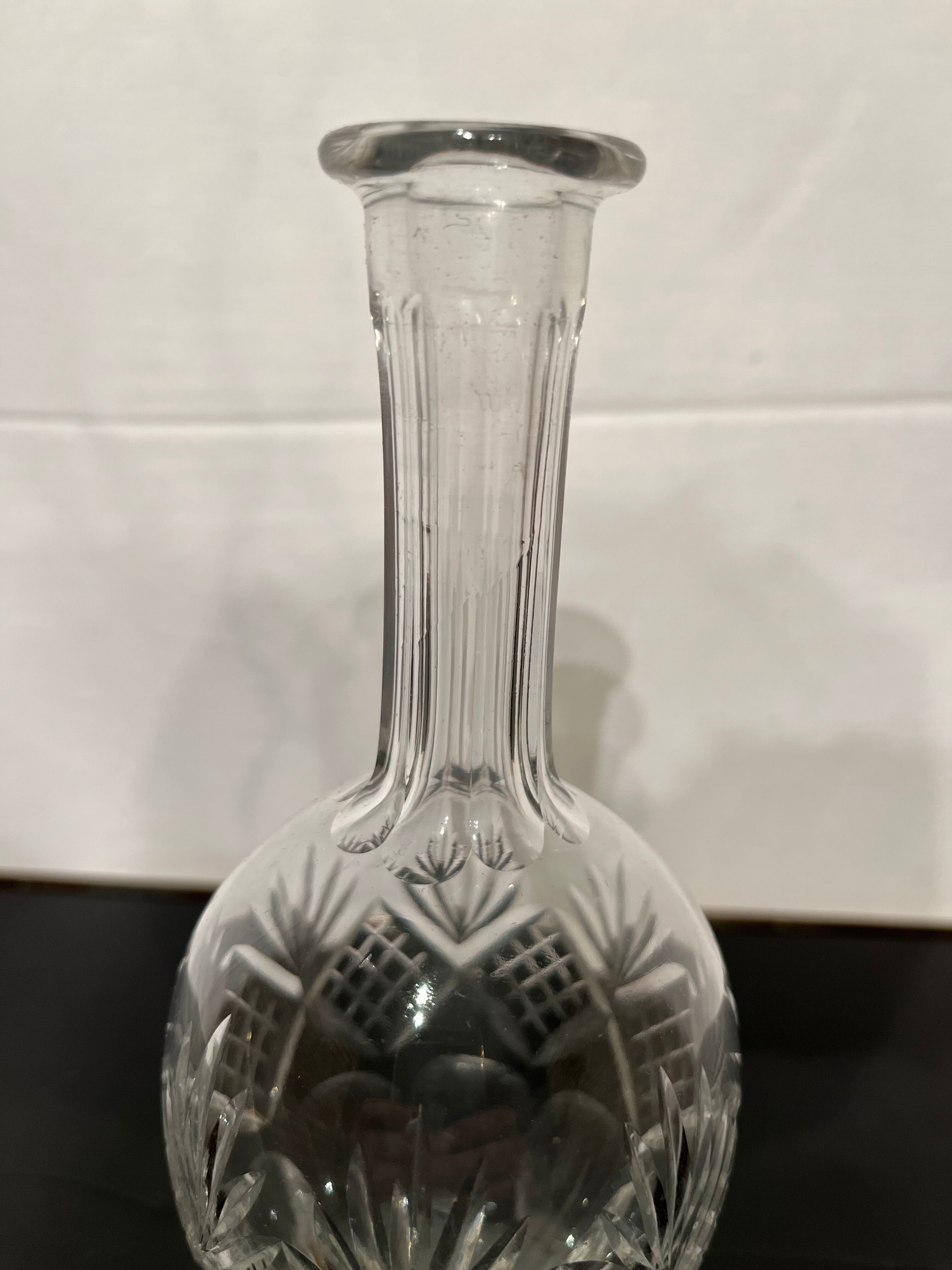 Carafe cristal de Saint Louis vintage 1950