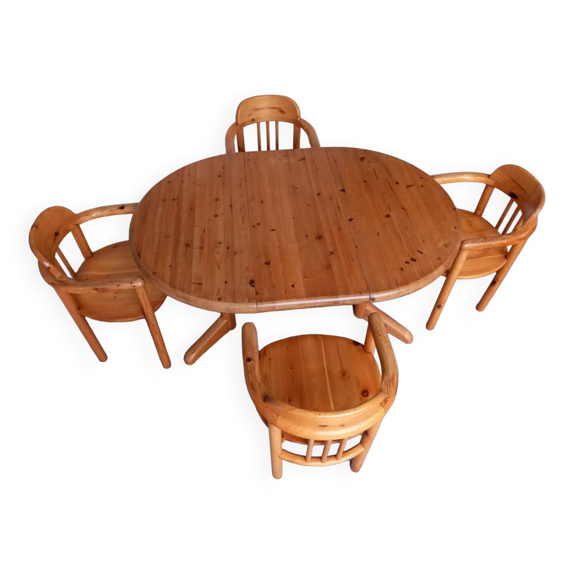 Table and chairs Denmark 1980s