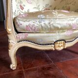 Silk bergère chair