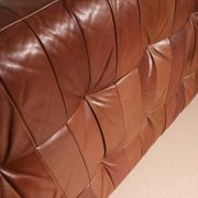 Daybed ‚DS-80‘ in Cognac Patchwork Leather by De Sede | Switzerland 1970s