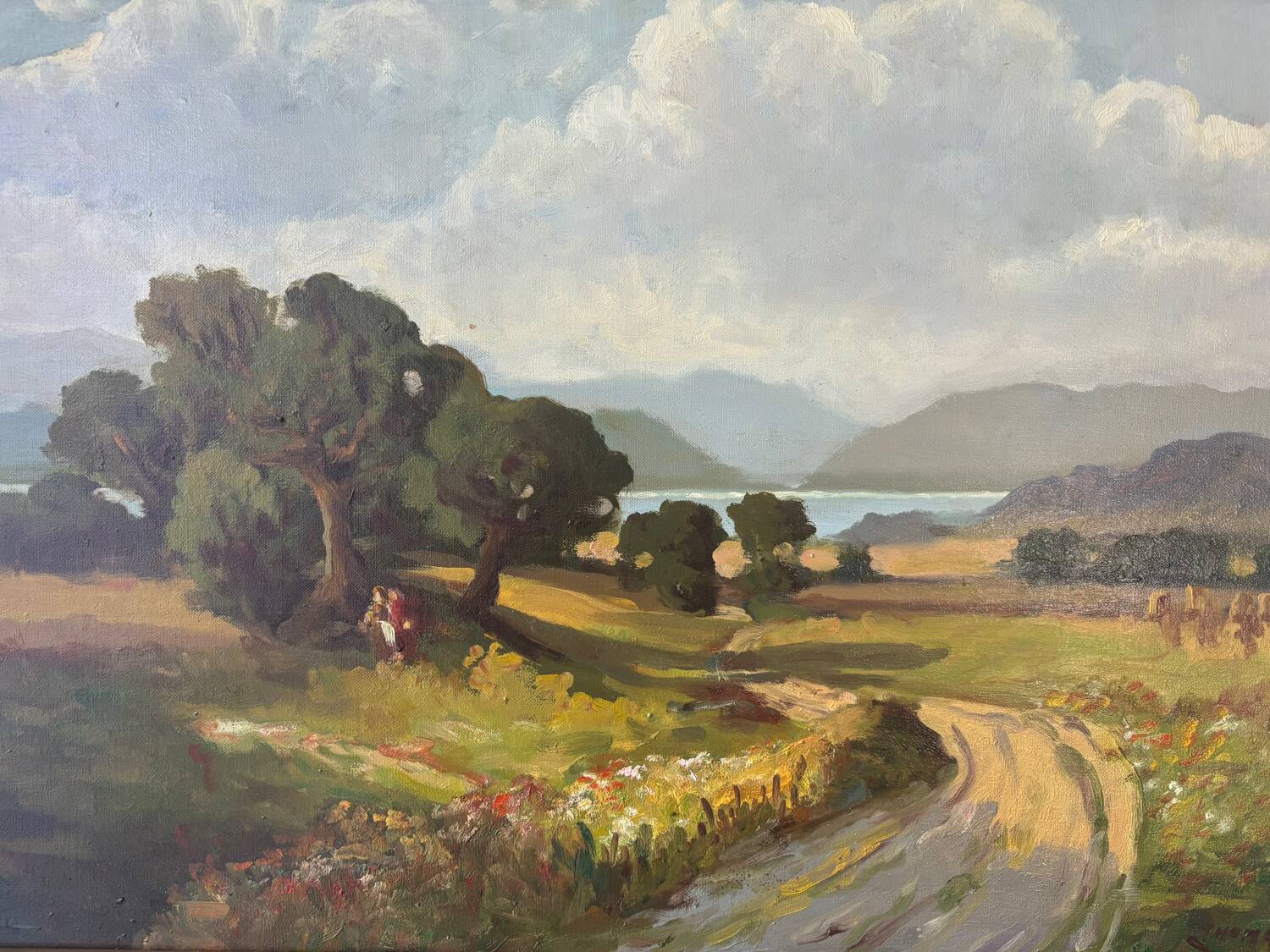 Landscape signed Thomasset