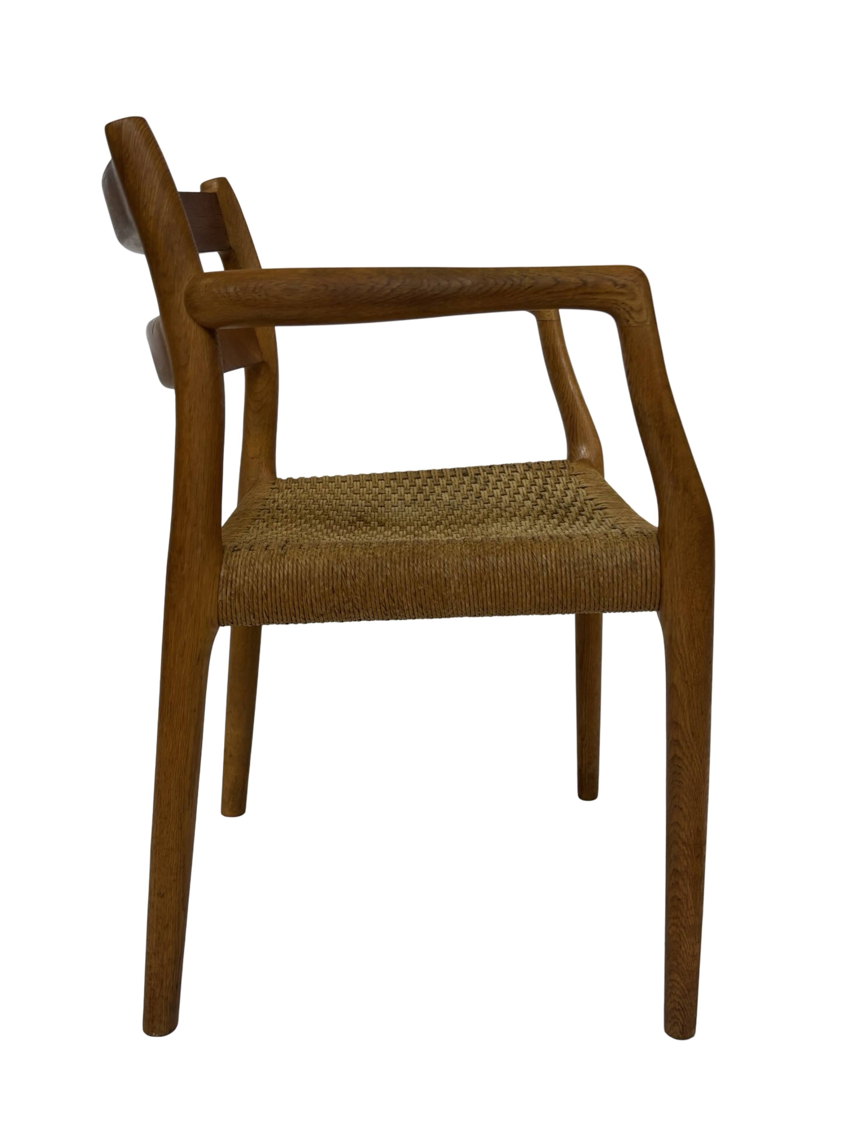 Vintage Niels Otto Moller Armchair Model 67 in Oak Danish Design