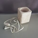 Travertine lamp 1970