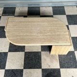 Vintage travertine coffee table