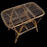 Rattan coffee table in the style of Franco Albini, Italy, 1960s