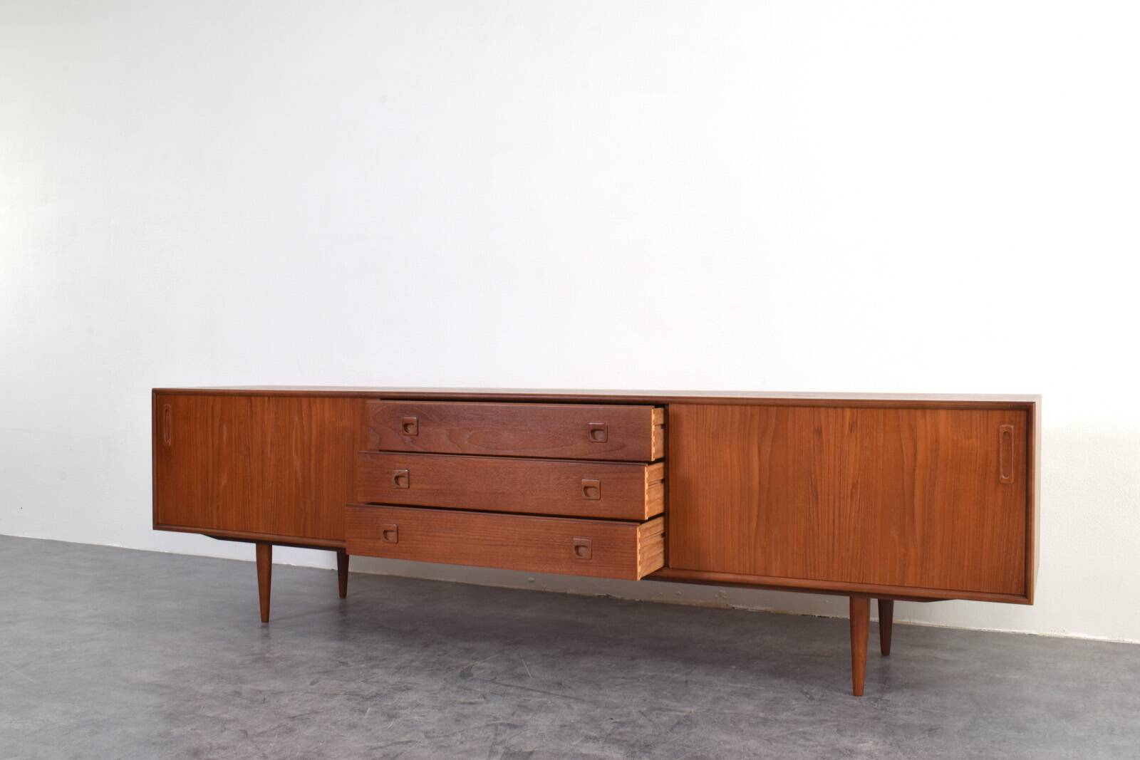 Mid-Century Danish Teak Sideboard, 1960s.