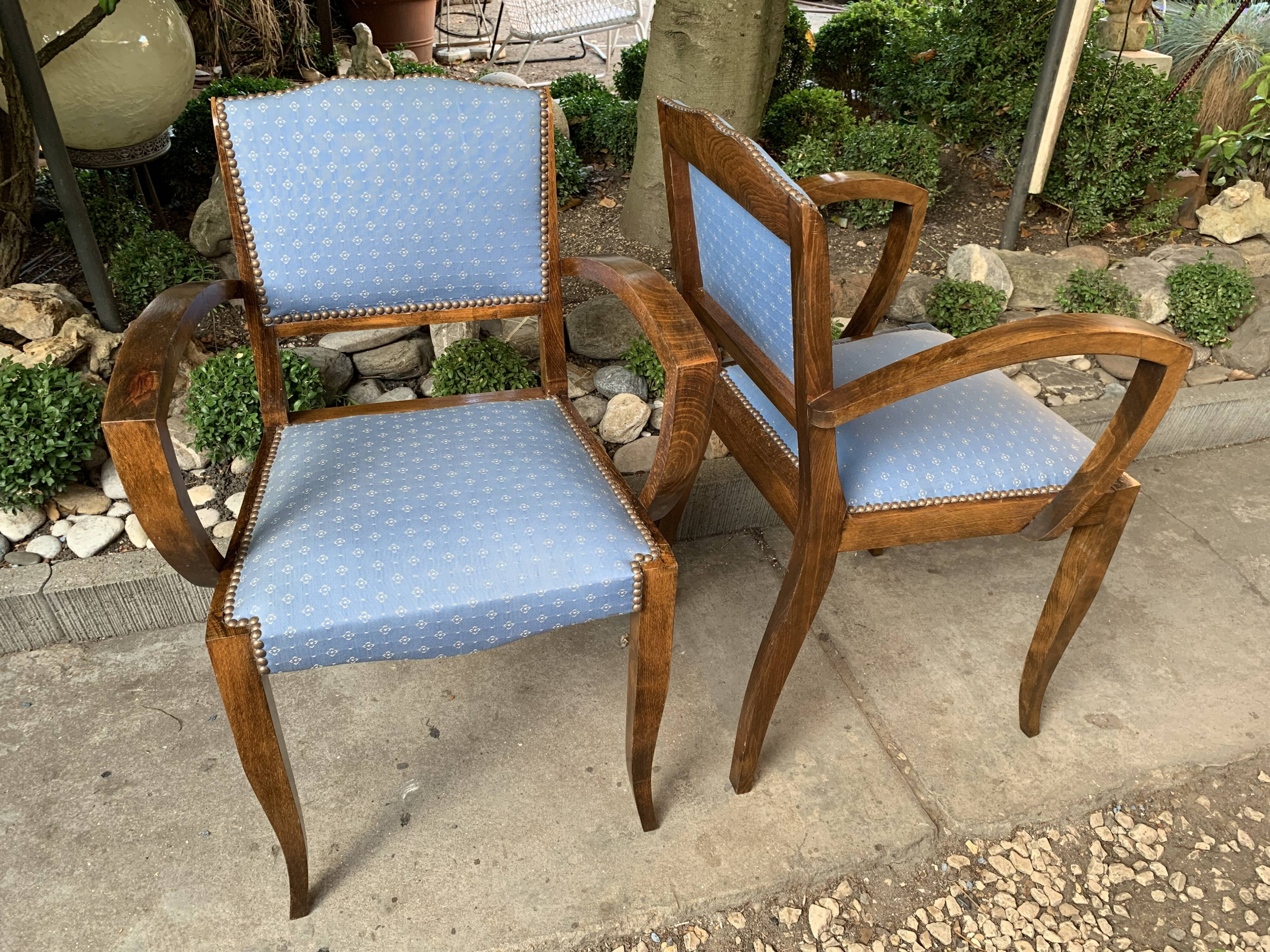 Art Deco bridge chairs