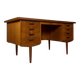 1960s Vintage Minimalistic Danish Teak Writing Desk
