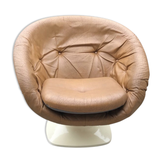 French Plastic Club Chair by Raphael Raffel, 1970s