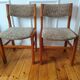 Paire de chaise vintage en bois label NF