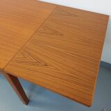 Vintage 60s Scandinavian style teak dining table with extensions