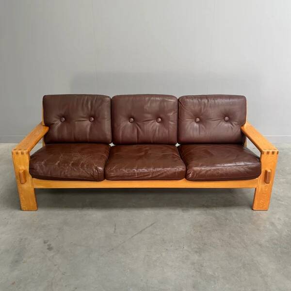 Vintage Asko Bonanza 3 seat sofa, Finland 1960s