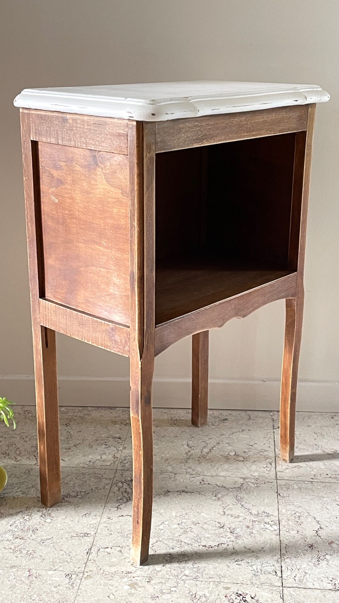 Vintage Wooden Bedside Table