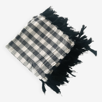 Nappe vichy et pompons