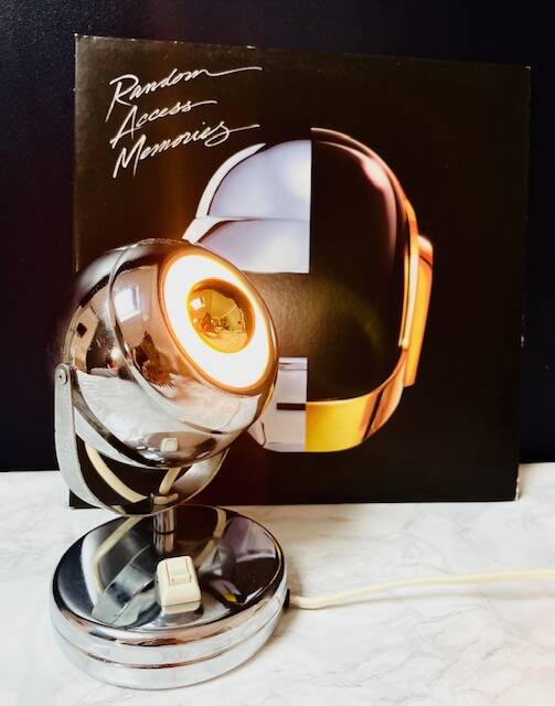 Space Age Chrome Eyeball Lamp 50s - 60s