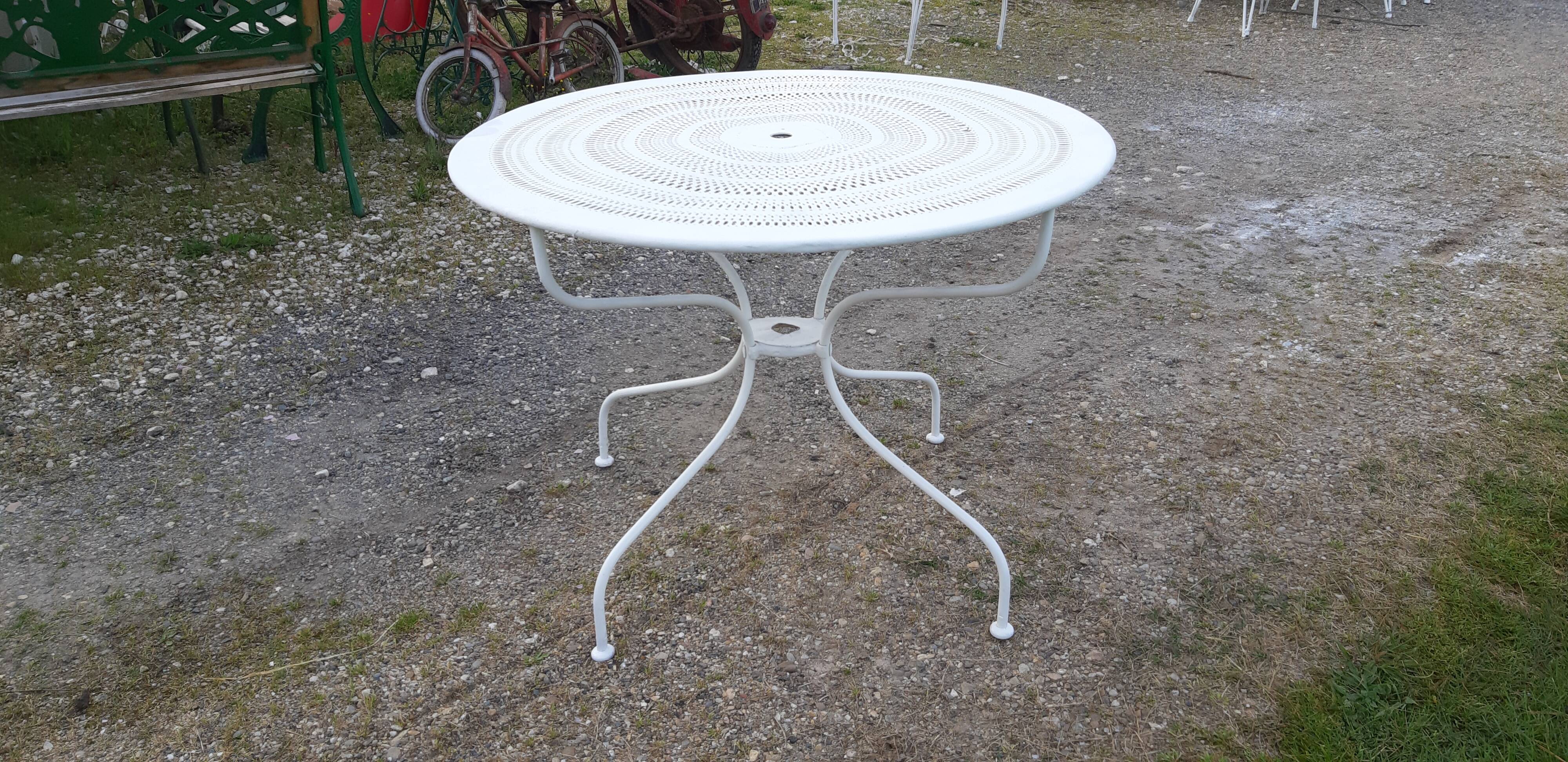 Wrought Iron Garden Table 1900