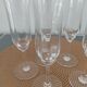 5 baccarat crystal flutes, capri model