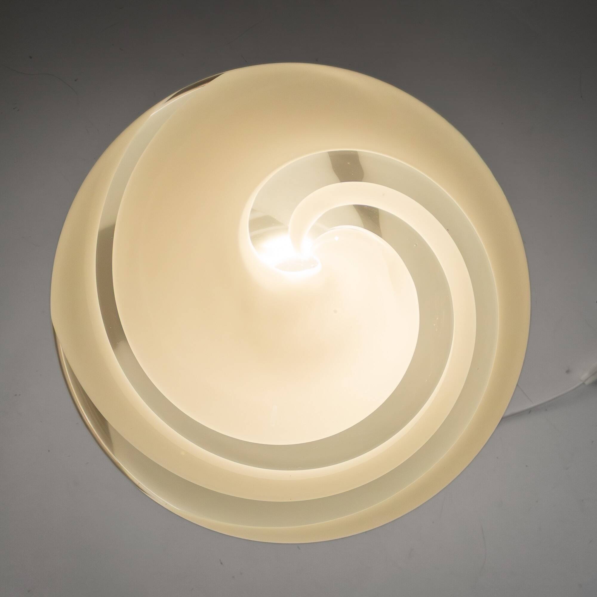 1970s Murano Glass Mushroom Table Lamp by Carlo Nason for Mazzega