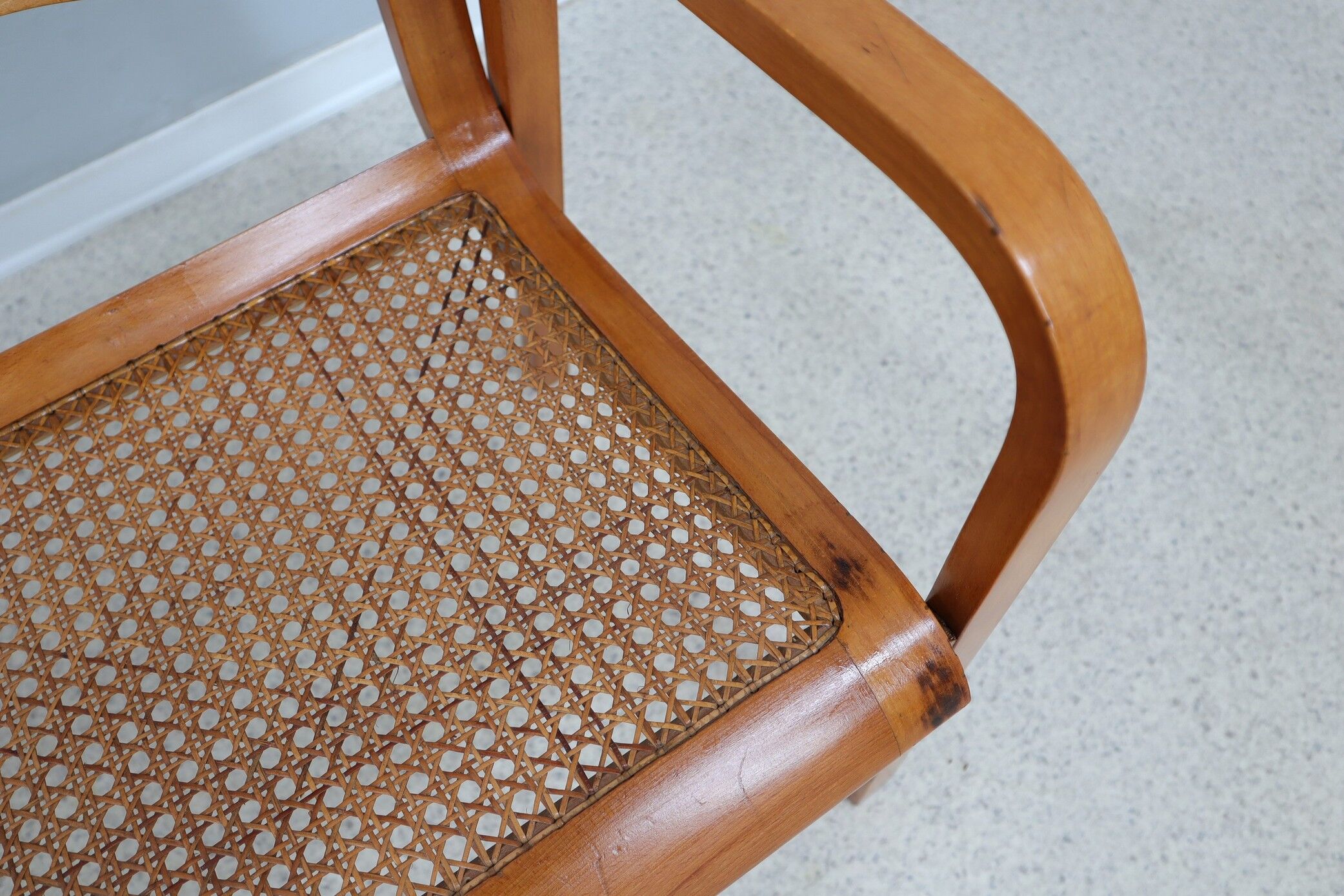 Prodotti living-room set, straw, Vienna, 1940s