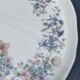 Plat oval à décor floral wedgwood