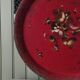 Very large Napoleon III painted tin tray