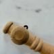 Vintage turned wooden coat rack or hook