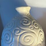 Art Deco Saint-Clément vase signed Olive Engraved 1920-1930 ovoid France