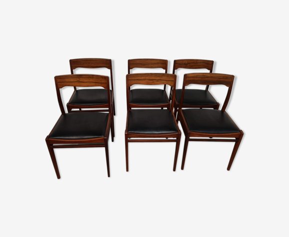 Chaises scandinaves palissandre