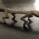 6 porte-couteau crocodile en laiton