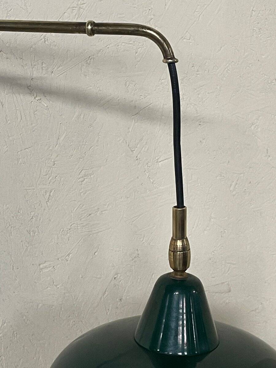 Small wall lamp with extendable arm, 1940s-1950s.