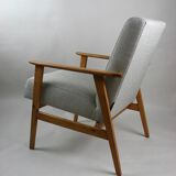 Vintage Fox easy chair in beige, 1970s
