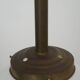 Charming vintage glass globe pendant lamp, milk glass in ArtDeco style