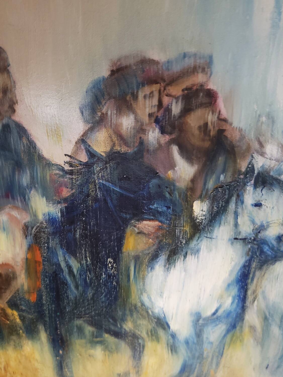 Painting – Riders & Horses, Béatrice Farge