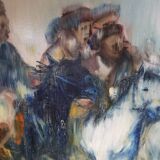 Painting – Riders & Horses, Béatrice Farge