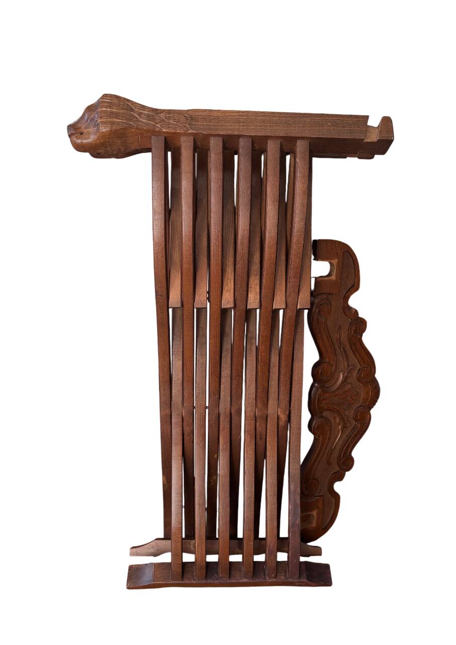 Italian wooden folding chair 1970