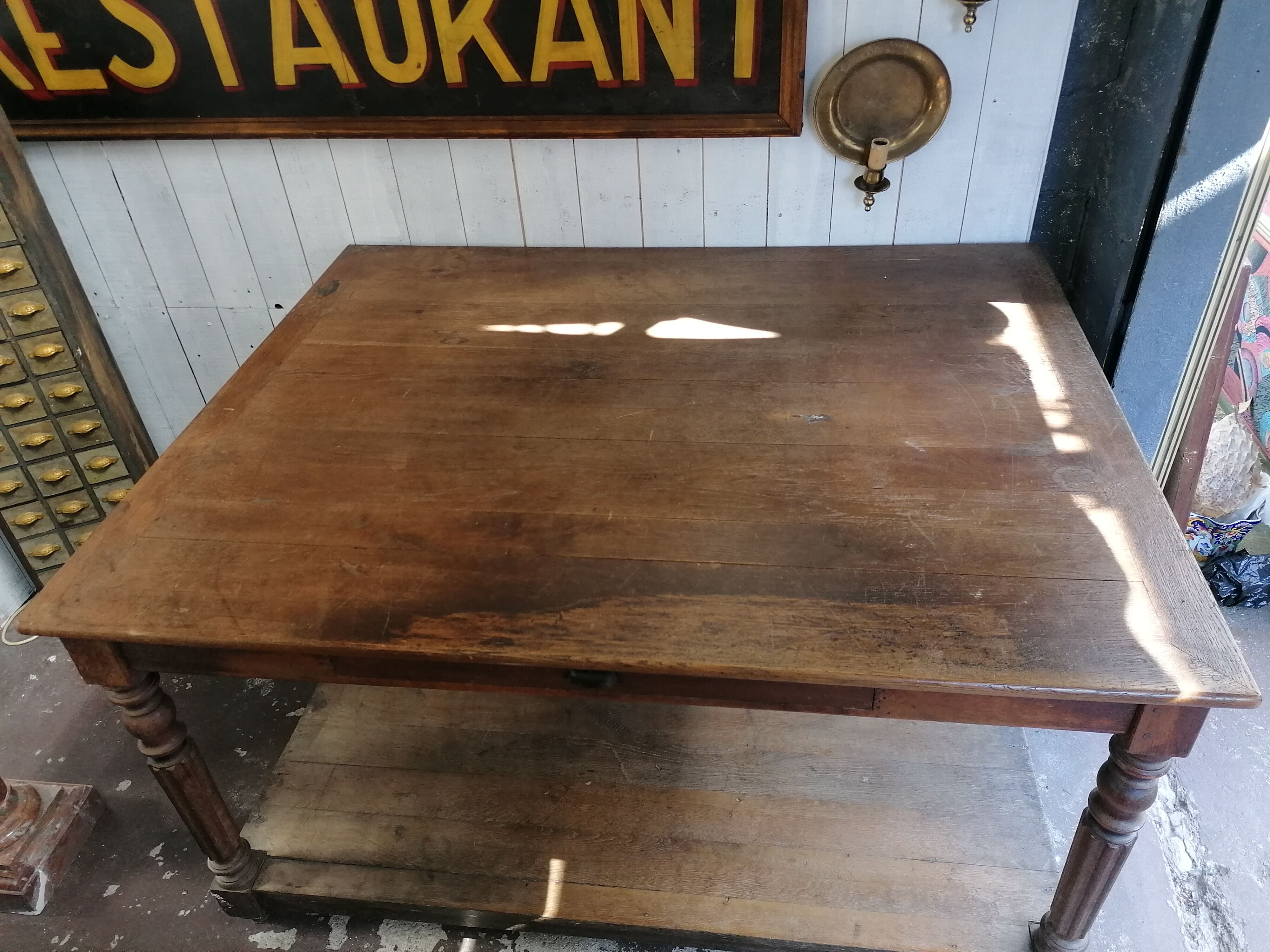 Table de drapier 19ème siècle