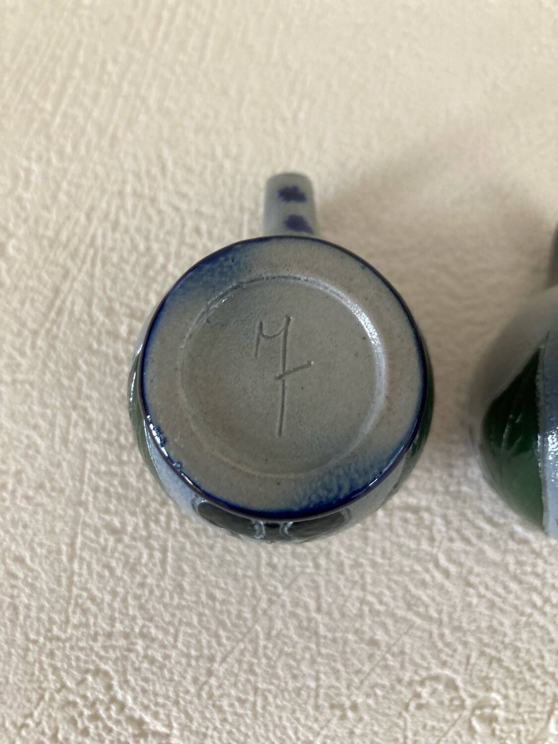 Mini Betschdorf liqueur mugs in Alsace sandstone