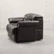 De Sede Black Smooth Leather Design Lounge Chair DS17. Swiss, 1970s