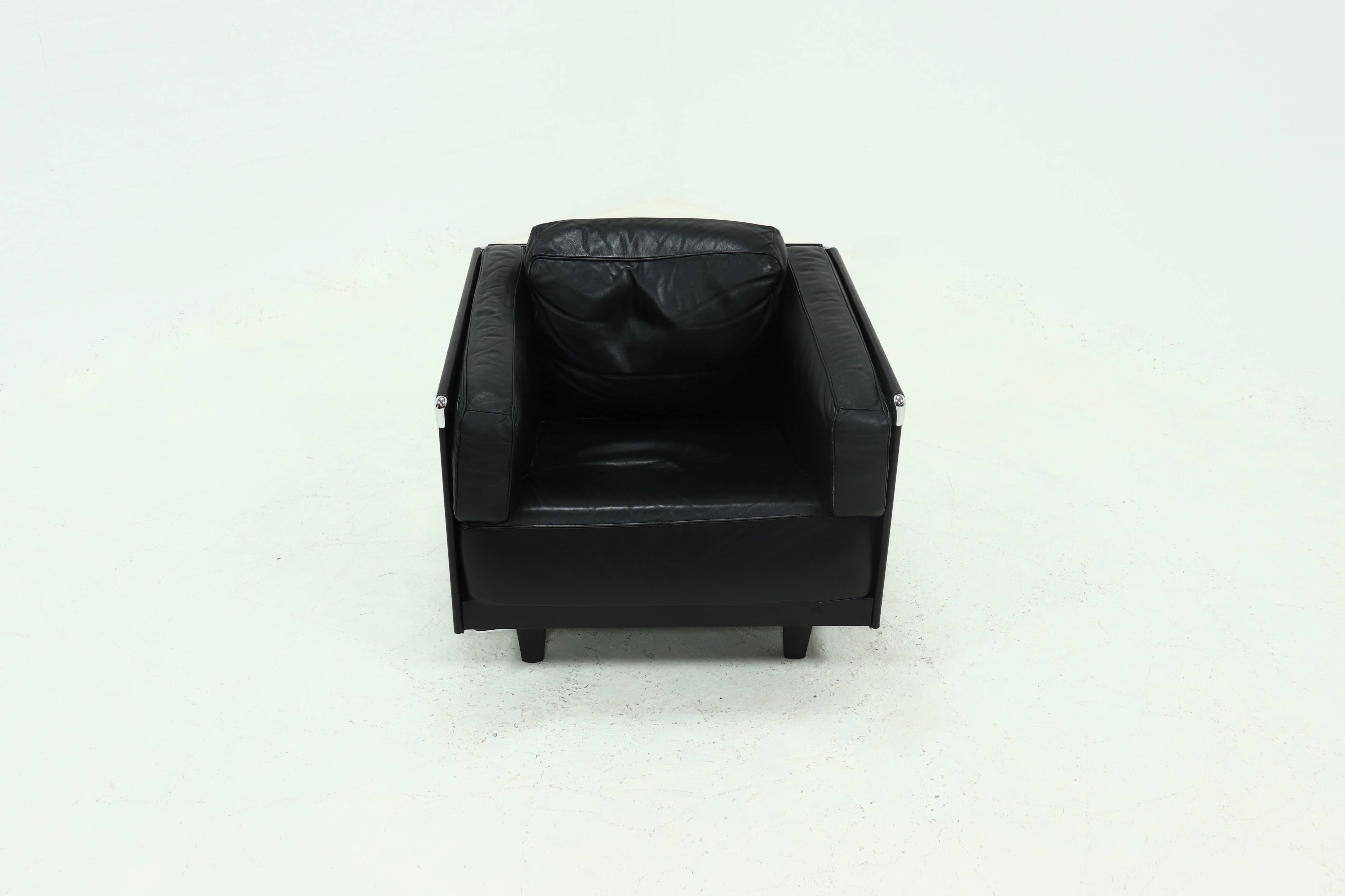 Lounge Chair Model Twice by Pierluigi Cerri for Poltrona Frau 1990s