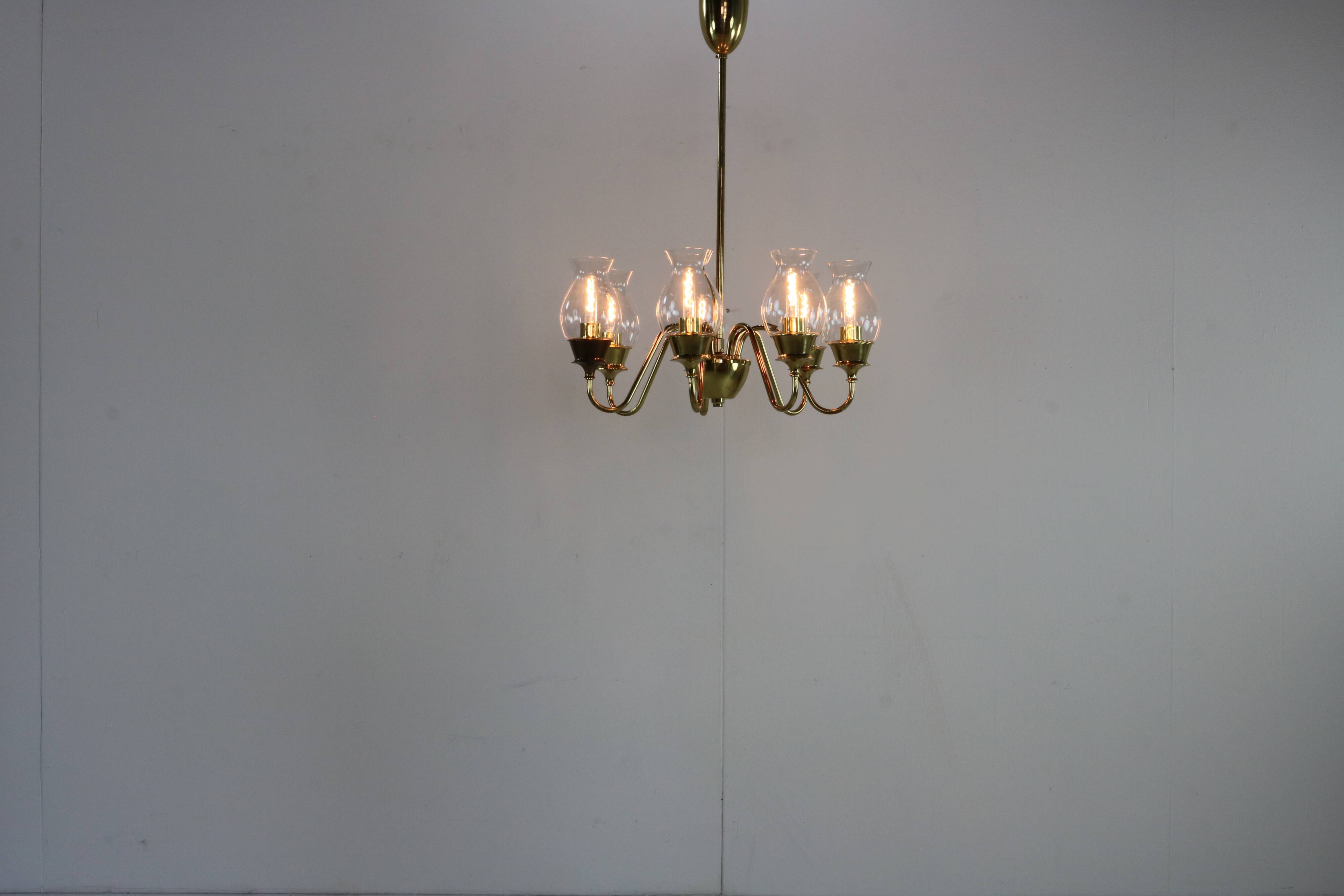 Swedish design ceiling lamp by Hans Agne Jakobsson