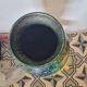 Glazed glass vase Signed Laque Line H 40cm