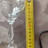 6 hand-cut crystal water glasses