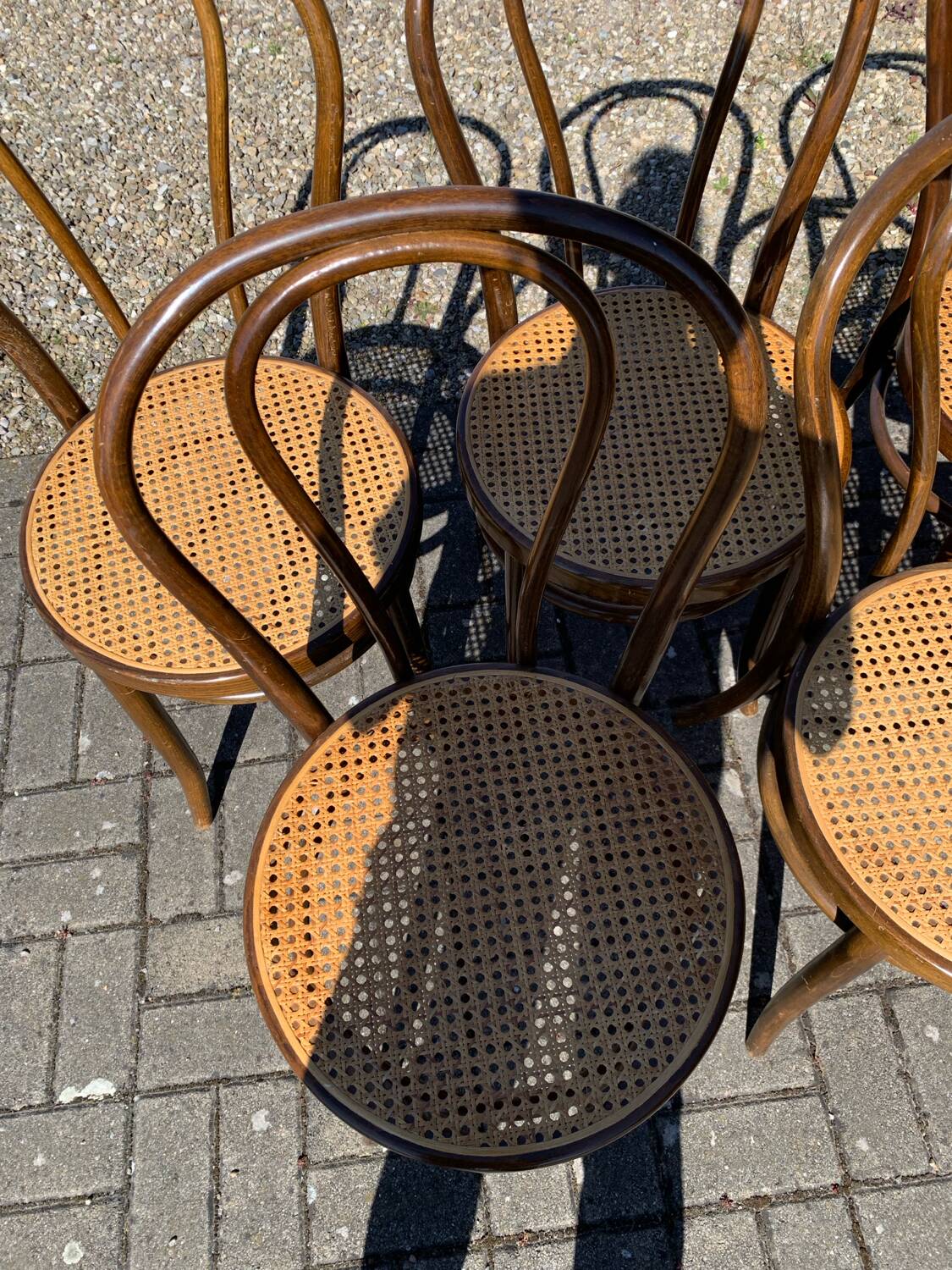 Lot de 5 chaises de bistrot