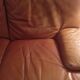 Roche Bobois 4-seater leather sofa, 1970s, excellent condition