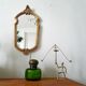 Classic golden mirror 22x42cm