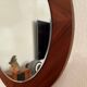 Scandinavian style crystal mirror, Germany, 1970s