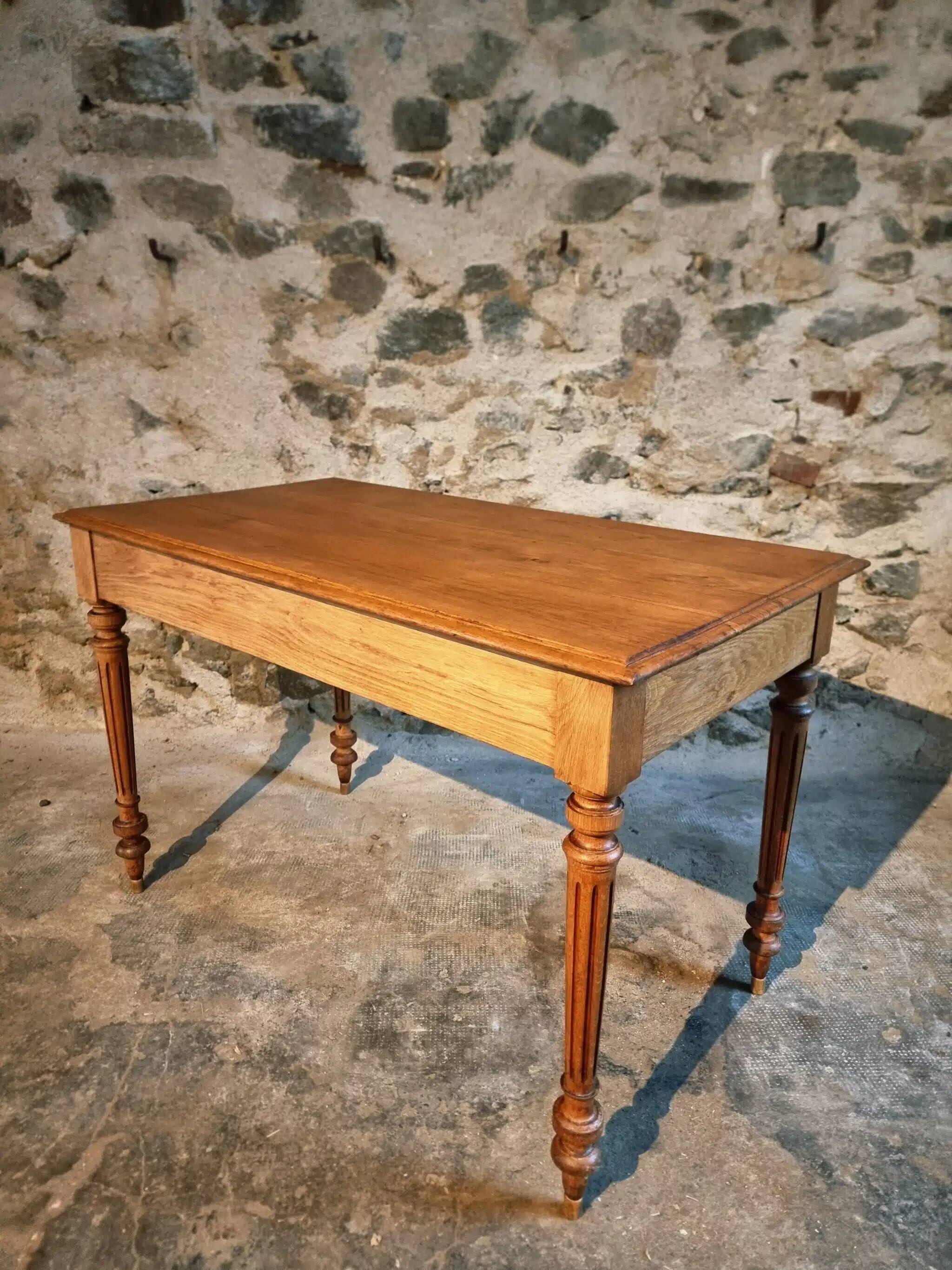 French oak writing desk, 1930s