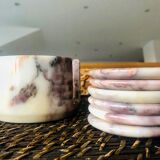 Glass bottoms with onyx support