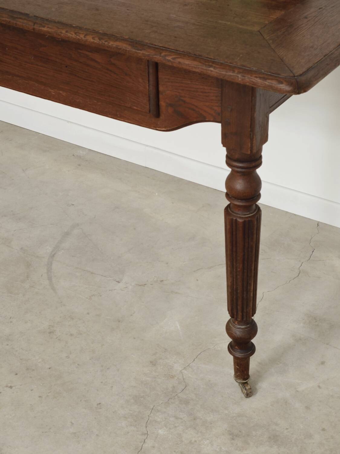 1940s farmhouse table in solid oak