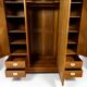Large Art Nouveau cabinet in marquetry oak 1918-1930